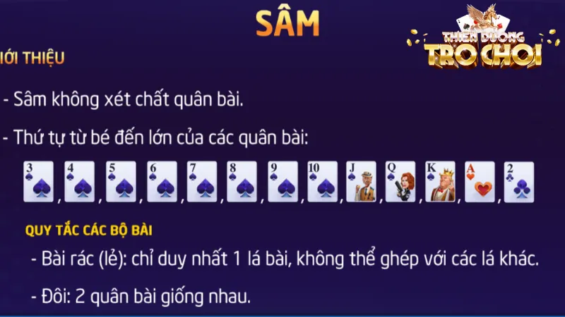 Luật chơi và cách chơi game bài Sâm